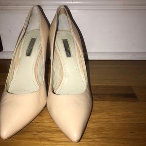 BCBG nude heels